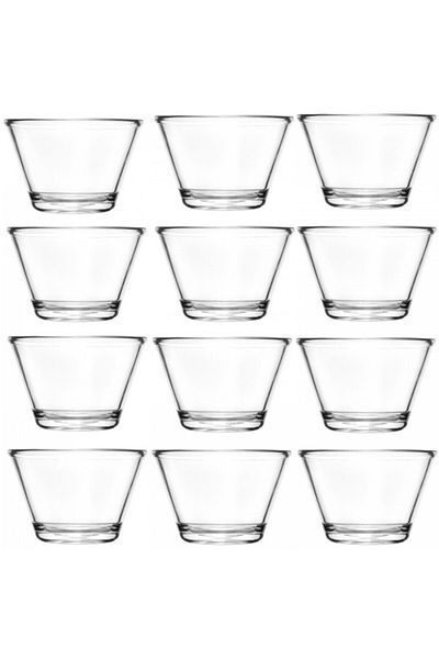 NADİR Set of 12 glass bowls NADIR POLI, 170ml, D8.8xh5.8cm