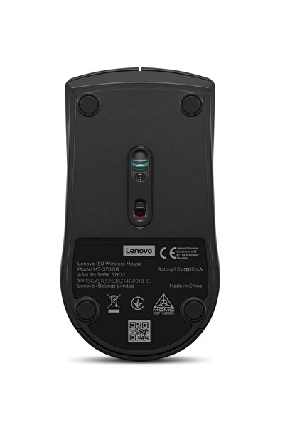 LENOVO 150 Wireless Kablosuz Mouse - Siyah GY51L52638