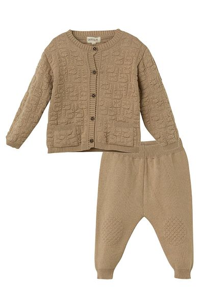 Uludağ Triko Milk Coffee Organic Cotton Set of 2
