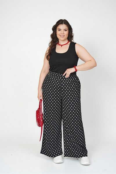 Büyük Moda Casual Pants with Elastic Waist
