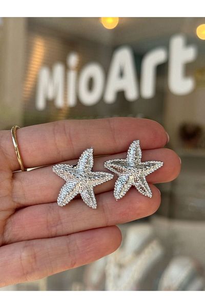 MioArt Starfish Stylish Earrings