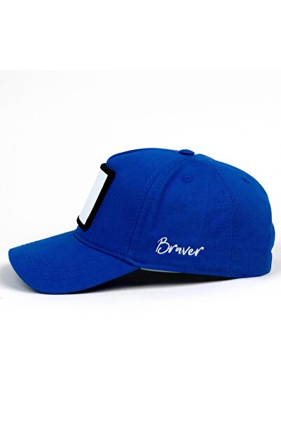 Braver Collection Braver Mavi Kızıldereli Patch Şapka