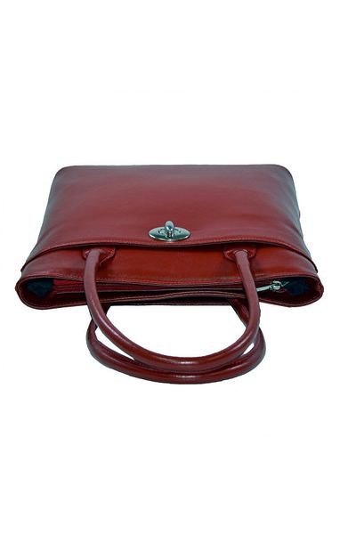 Magazinul de genti Women's genuine leather purse, model 175, Bordeaux