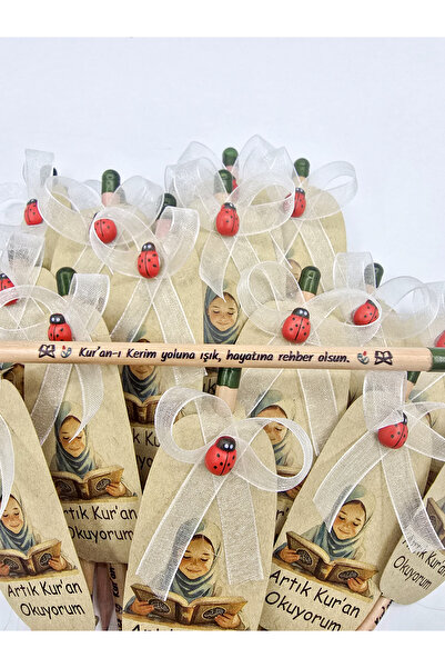 Wi Fro KİŞİYE ÖZEL KUR'AN-I KERİM HATİM HEDİYESİ 1 ADET SÜSLENMİŞ TOHUMLU KALEM