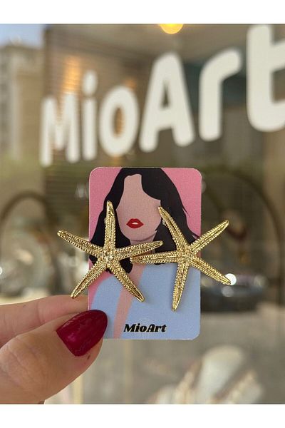 MioArt Starfish Stylish Earrings