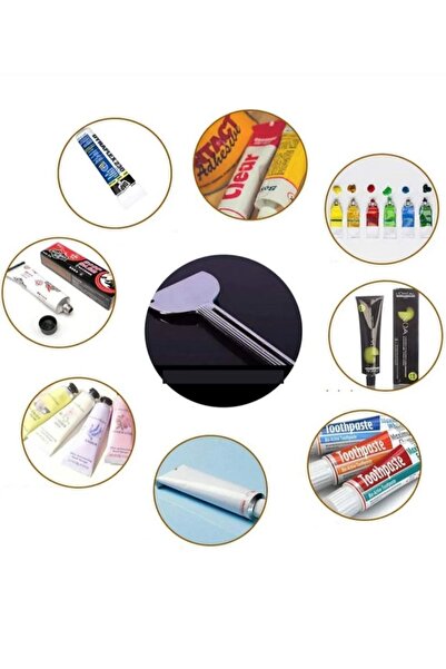 Genel Markalar Çelik Tüp Sıkacağı | Boya Macun Diş Macunu Krem Tüp Sıkma Aparatı Çok Amaçlı Metal Sıkacak