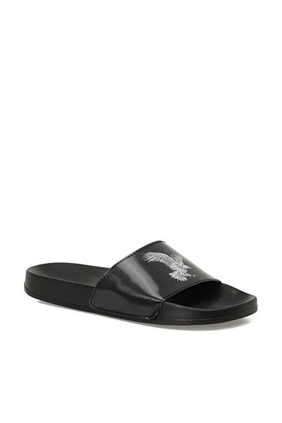 Kinetix Bjk Valen 5Fx Black Men's Slippers Black White