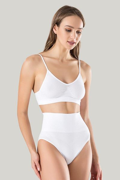 SİERNA Women's Mid Waist Panties Corset