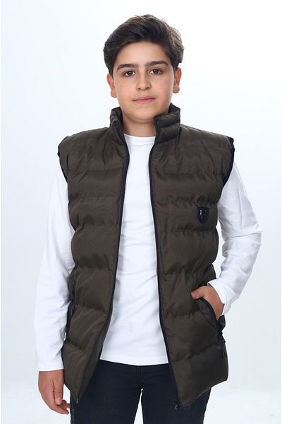 Toontoy Boy's Inflatable Vest with Crest on Chest