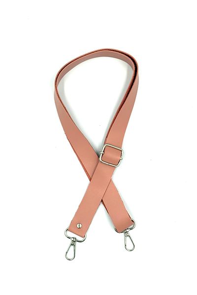 Lady Moss Adjustable Faux Leather Bag Strap Length Max 120 cm - Width 2.5 cm (Powder)