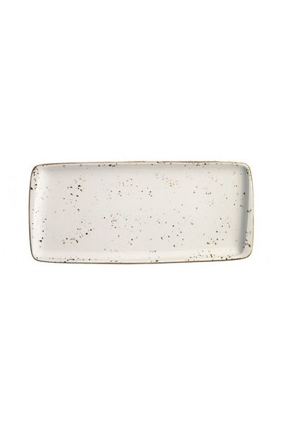 Bonna GRAIN Rectangular porcelain platter 34x16cm (GRA MOV 35DT)