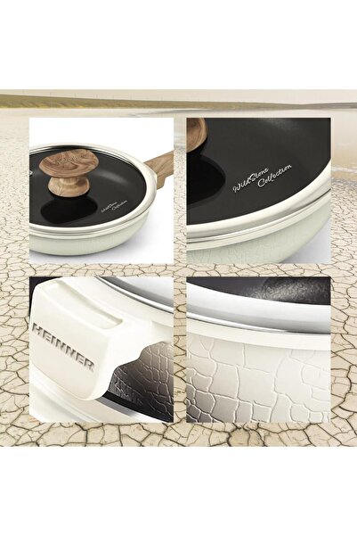 Cooking by Heinner ALUMINUM PAN+LID 20x9.5CM,2.5 L, WILD STONE