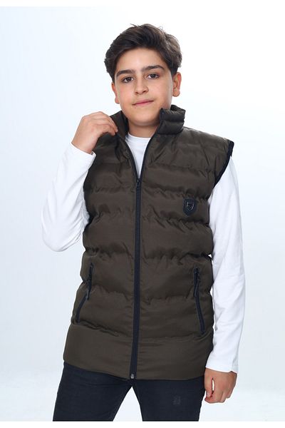 Toontoy Boy's Inflatable Vest with Crest on Chest