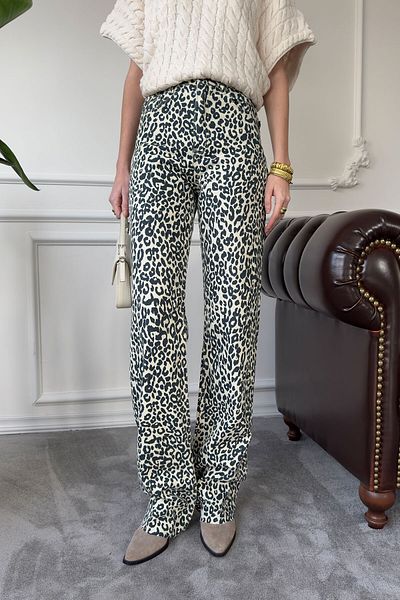MAGARDE Premium Cut-Out Trousers - Ecru