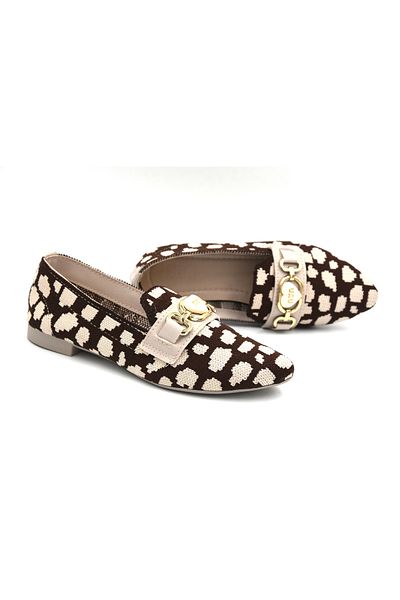 KİNDEP Kindep Knitwear Casual Women's Ballerina Brown