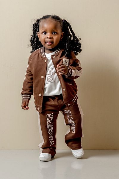 JNF kids Baby Girl & Child Casual College Triple Tracksuit Set