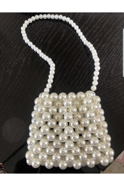 Lila El Örmesi - İnci Şık El Çantası- Günlük ,Özel Gün (Nikah,Düğün)