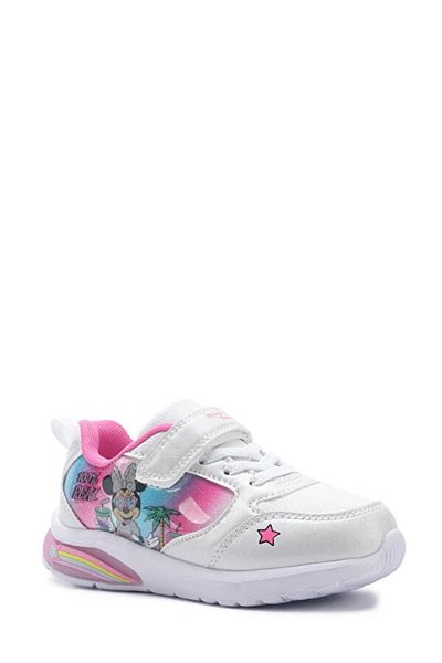 Minnie Mouse Mini Mause Ondo.P5Fx Lighted Children's Sports Shoes White