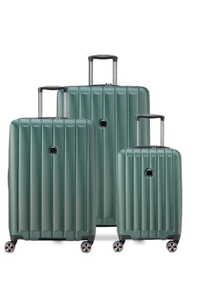 Delsey LONGITUDE 3-PCS SET (L+M+S) 55/69/81CM GREEN