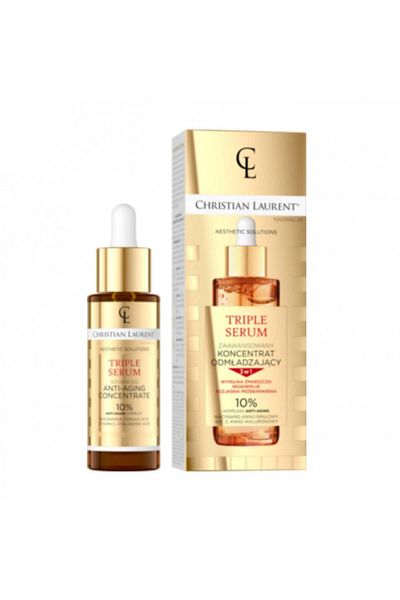 Christian Laurent Ser concentrat anti-îmbătrânire avansat, Ser Triplu Christian Laurent, 10%, 30 ml