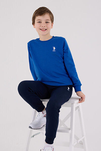 U.S. Polo Assn. Lisanslı Erkek Çocuk Alt Üst 2 Parça Eşofman Takımı