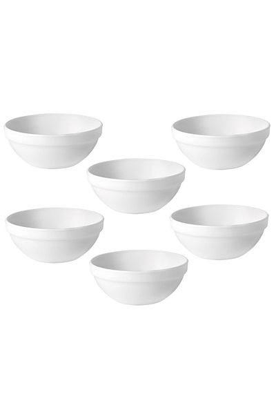 Bormioli Rocco Set of 6 opal stackable bowls Bormioli Performa 10cm