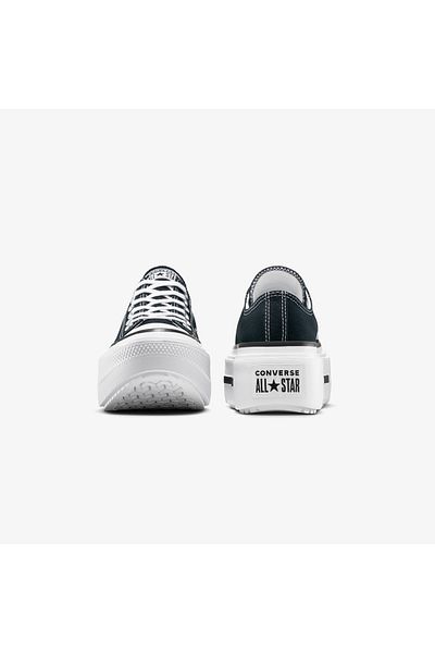 converse Sneakeri negri pentru femei Chuck Taylor All Star Lift Double Stack Platform