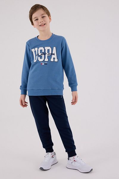 U.S. Polo Assn. Αδειτωμένο σετ φόρμας για αγόρια κάτω από 2 τεμάχια