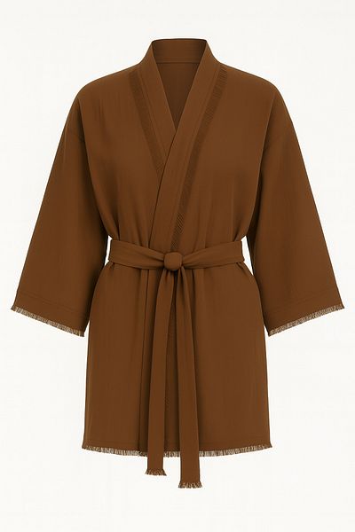 ARİNNASİDE Muslin Tassel Detailed Kimono