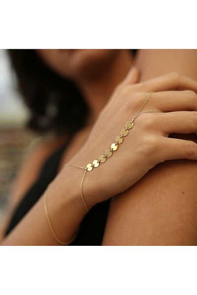 Vitastyle سلسلة رفيعة من الفولاذ المقاوم للصدأ على شكل دائرية
