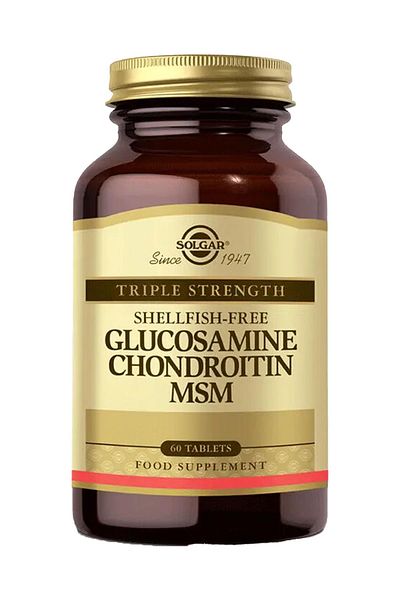 Solgar Glucosamine Chondroitin Msm 60 Tablets