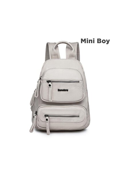 BARCELONA 21K Rucsac de damă din piele de spălat mini dimensiune 21-K Barcelo...