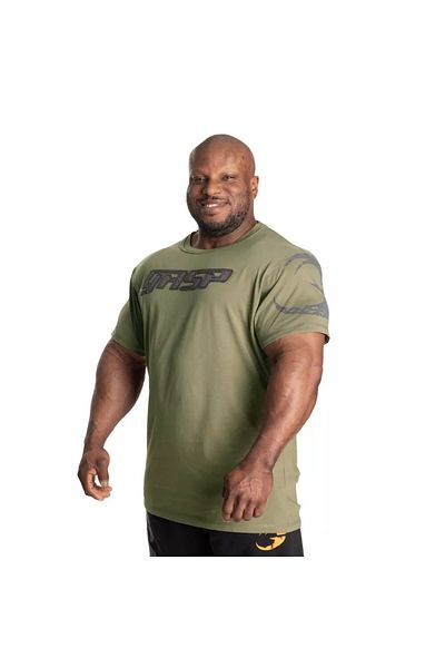 GASP Pro Logo Tea Μαύρο Πορτοκαλί Bodybuilding