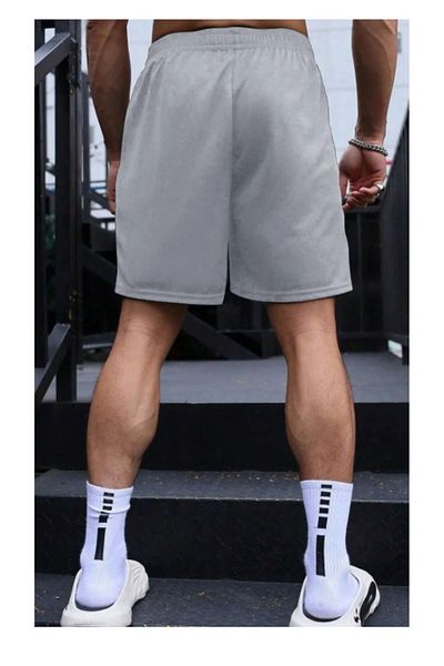 DAXİS Sportwear Company Ανδρικό χτενισμένο βαμβακερό σορτς με στάμπα