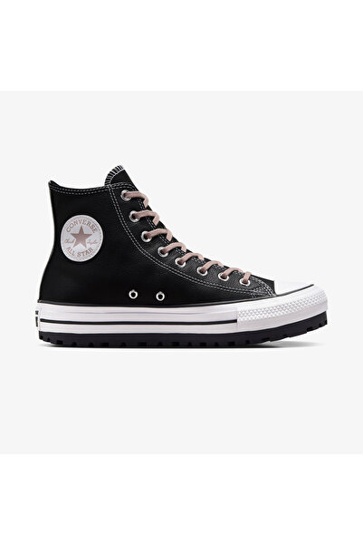 Converse Chuck Taylor All Star City Trek Su Geçirmez Unisex Siyah Deri Bot
