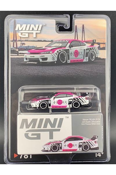 mini gt Nissan LB-Super Silhouette S15 SILVIA Auto Finesse SEMA 2023 #781 1/64