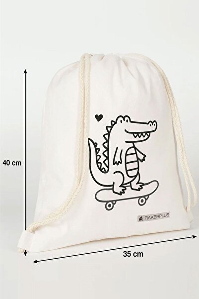 Rakerplus Geantă pentru încălțăminte cu șnur, cu design special Tbons, 35x40 cm, unisex