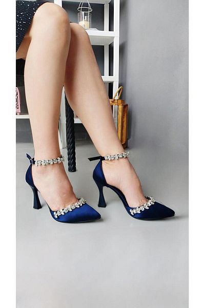 Ventes Satin Stone Women's Heeled Shoes