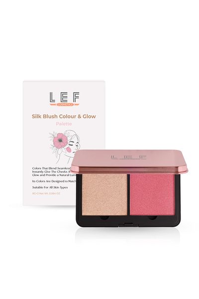 LEF COSMETICS Liv Palette Blush Duo Color Glow for a glowing complexion