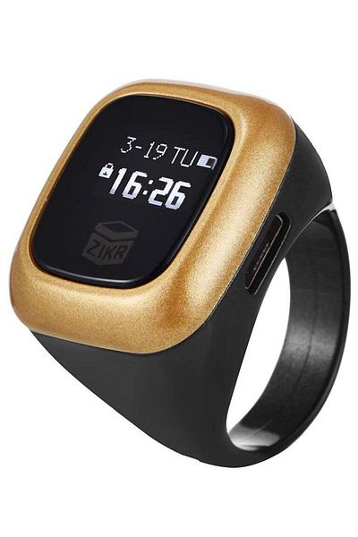 FATİHAVARI Oled Display Zikr Ring Flex Lite Standard Size Tasbih Counting Smart Ring with Bluetooth Connection