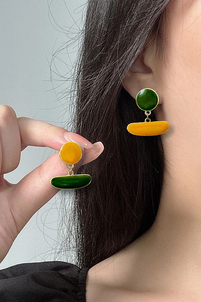 Glaren Mineli Round Dangle Women's Earrings