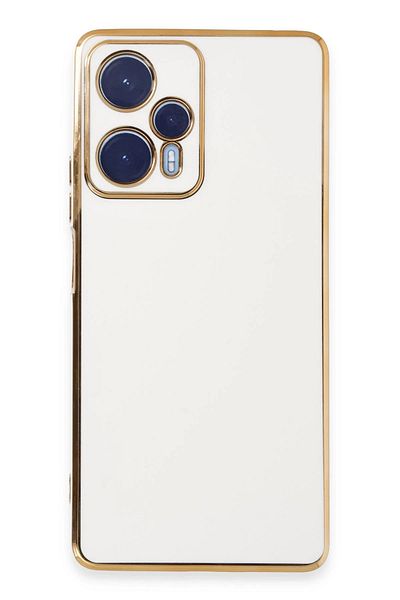 NewFace غلاف هاتف Xiaomi Poco F5 من السيليكون - أبيض ZRNET