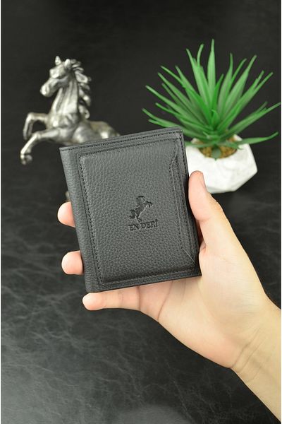 en deri Genuine Leather Wallet Tan Wallet with Plenty of Card Slots Leather Wallet