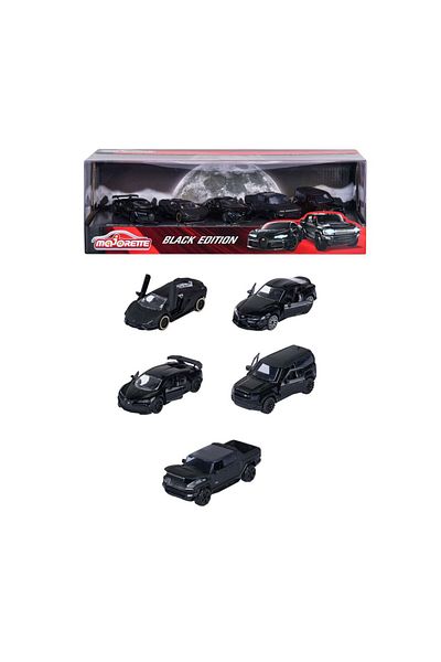 Majorette Black Edition Die-Cast 5-Pcs Giftpack