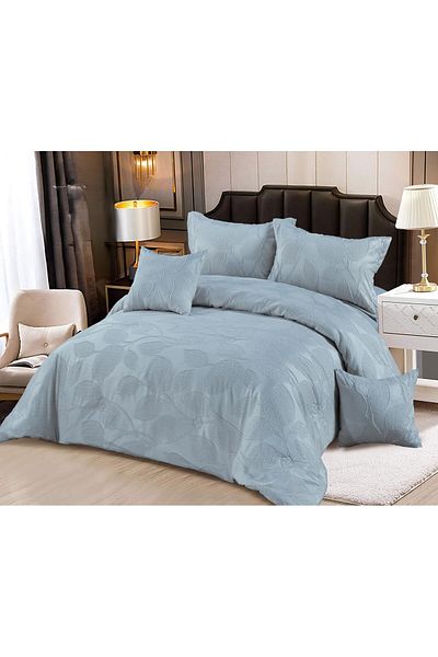 red roze A luxurious royal-designed double bed sheet to add elegance to your room's decor, made of microfiber, measuring 240*260 cm.