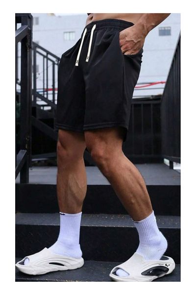 DAXİS Sportwear Company Pantaloni scurți din bumbac pieptănat imprimat pentru bărbați
