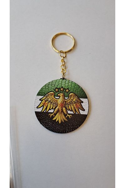 Fattal Ahşap Syria National Keychain - Laser Cut Wooden Design