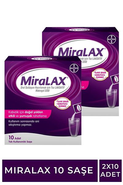 Miralax 10 Sachets 2 Pieces