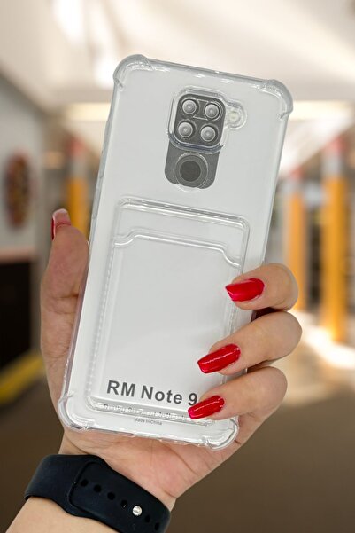 PSGT xiaomi redmi (note 9) Uyumlu Kılıf şefaf Kamera Koruma Ve Köşe Korumalı ...
