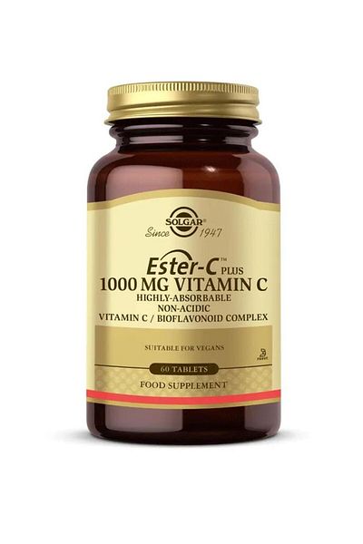 Solgar Ester-C Plus 1000 Mg 60 Tablets